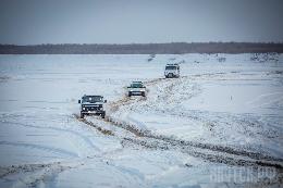 У молчановского села Могочино открыта ледовая переправа