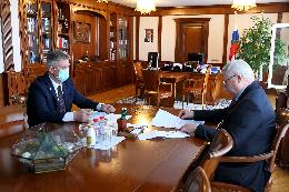 Губернатор Сергей Жвачкин встретился с главой Кожевниковского района