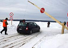 На двух ледовых переправах Томской области возросла транспортная нагрузка